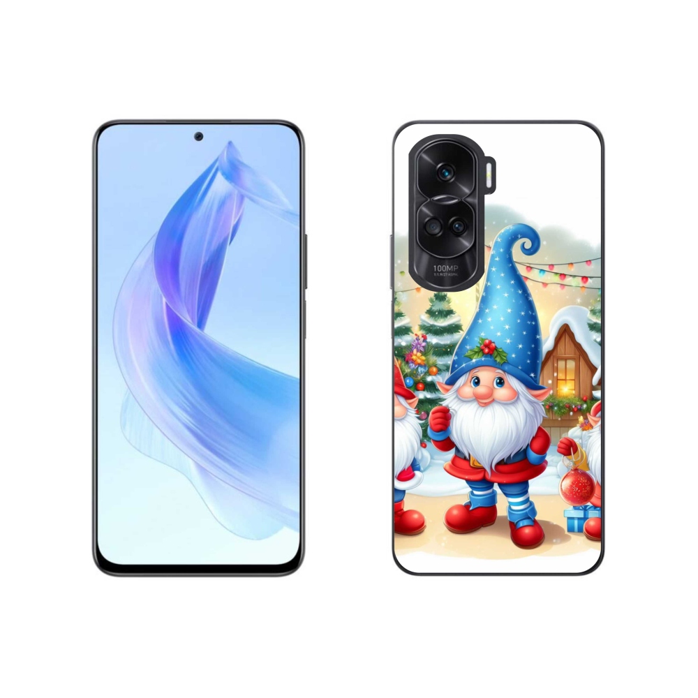 Gelový kryt mmCase na Honor 90 Lite - vánoční skřítci