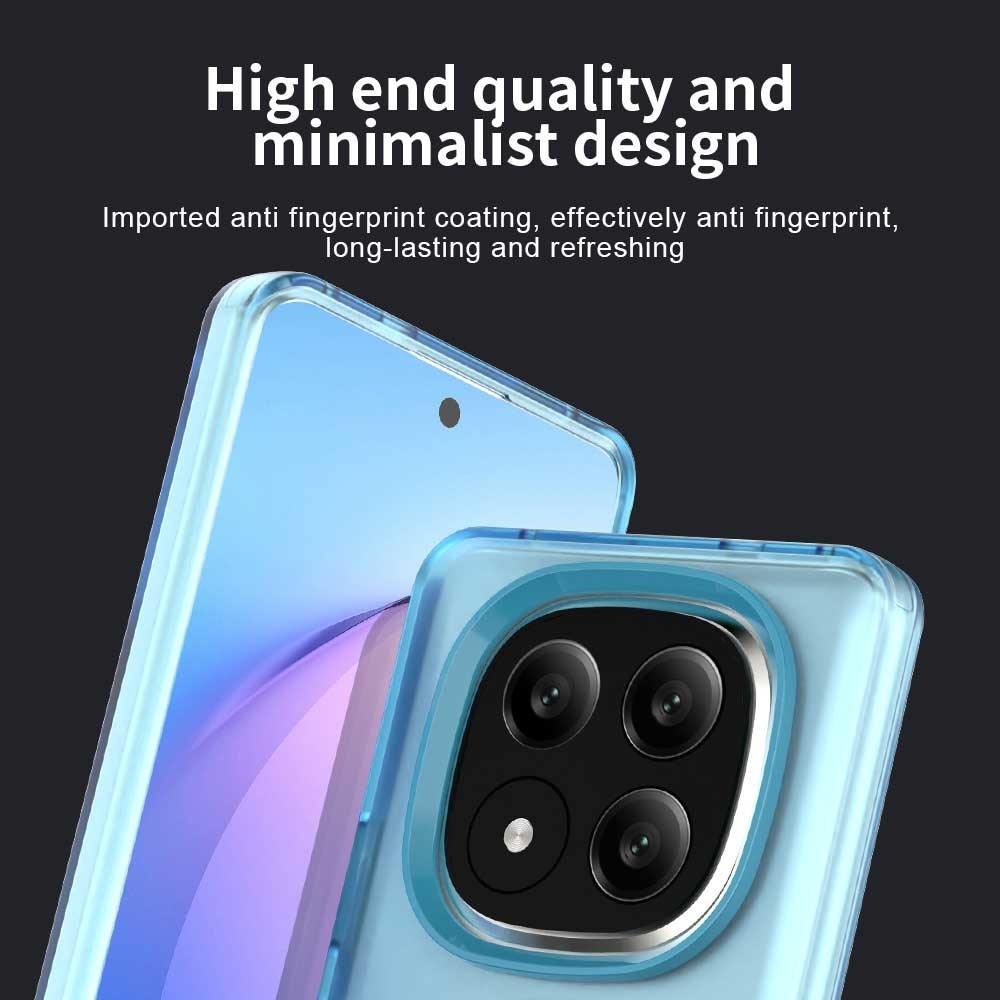 Candy gelový obal s MagSafe na Xiaomi Redmi Note 14 Pro+ 5G - modrý