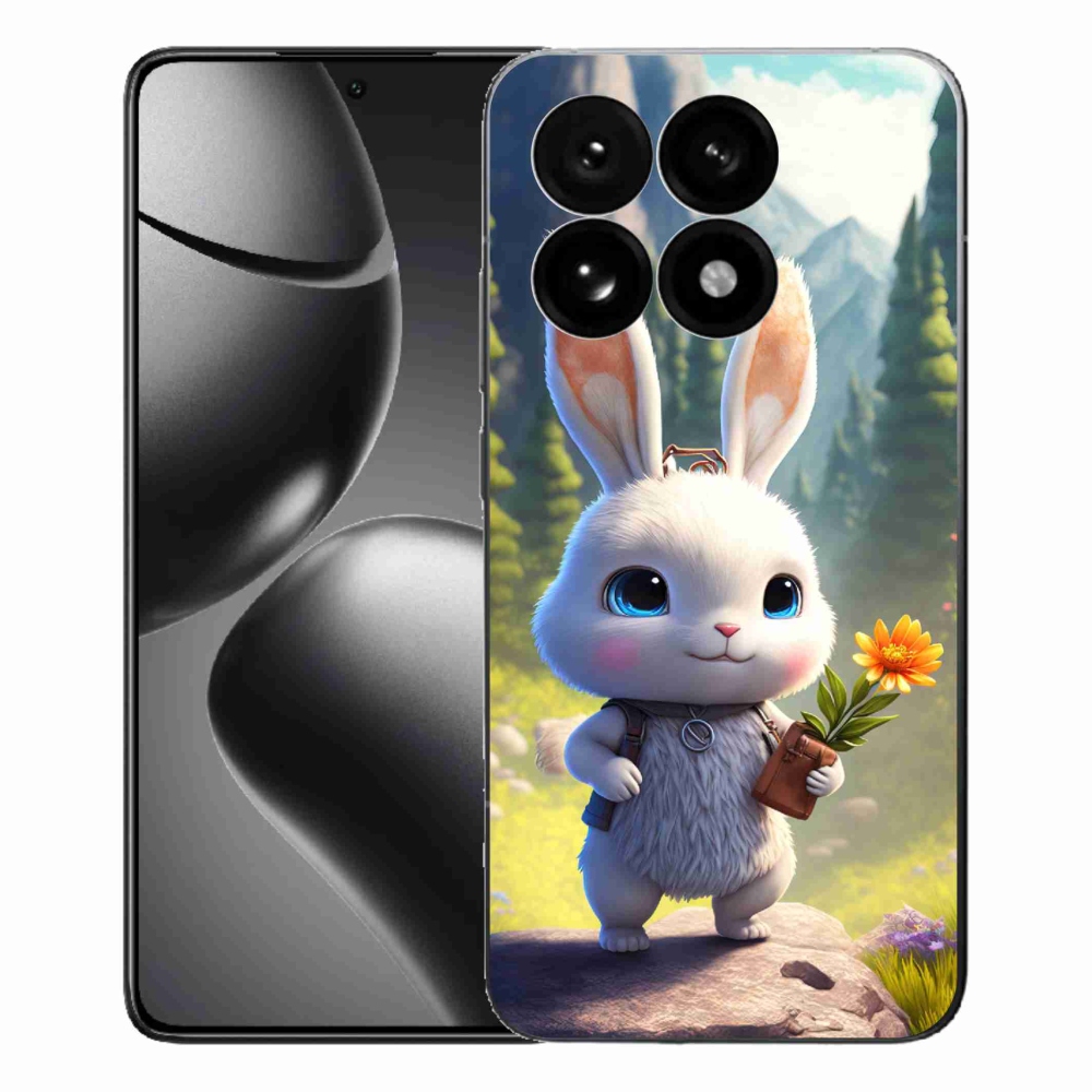 Gelový kryt mmCase na Xiaomi 15T - roztomilý králíček