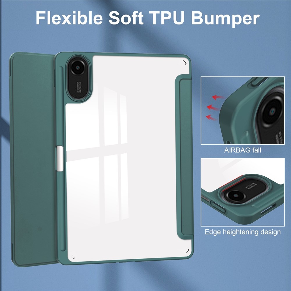 Case chytré zavírací pouzdro na tablet Xiaomi Redmi Pad 2 - zelené