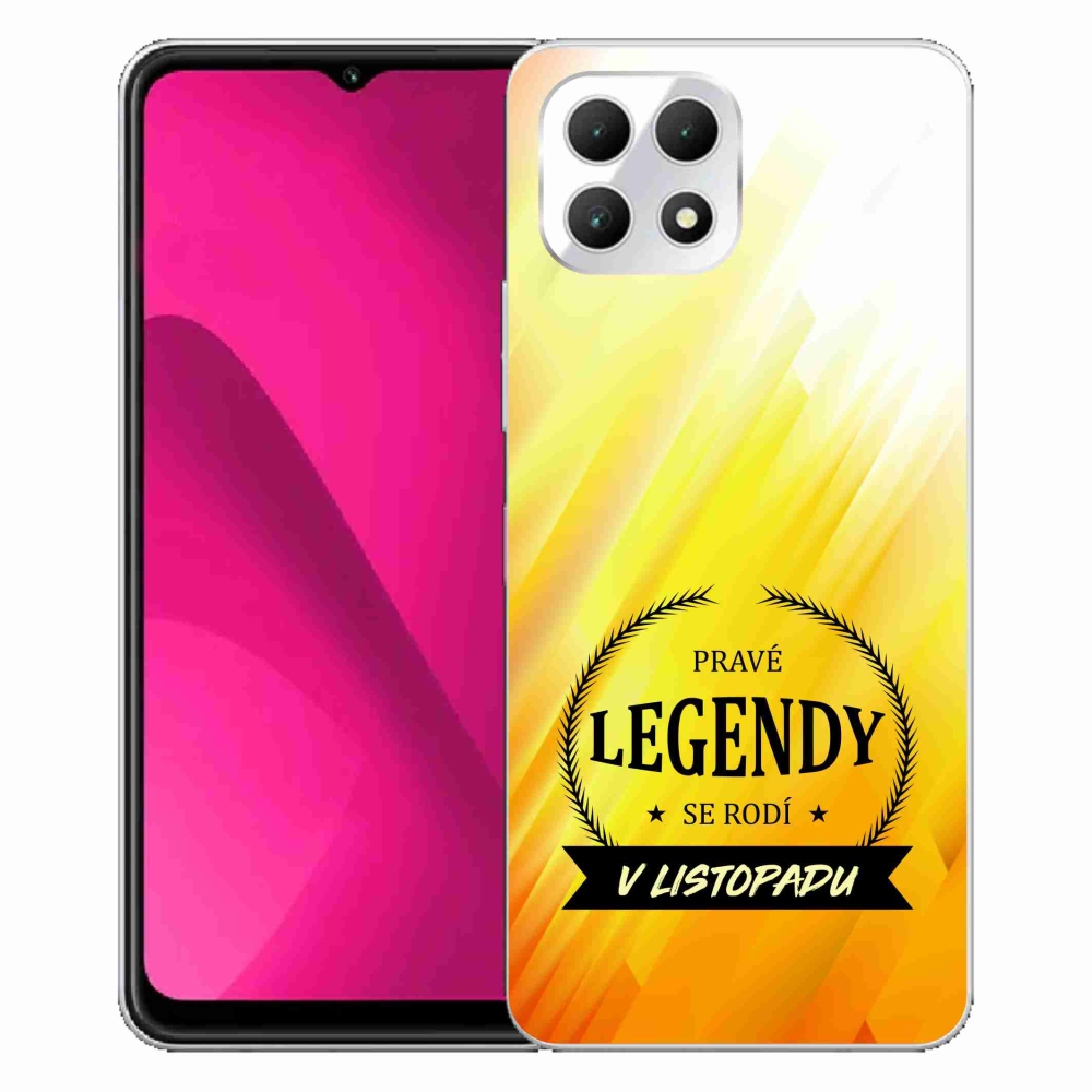 Gelový kryt mmCase na T-Mobile T Phone 2 - legendy v listopadu žluté pozadí
