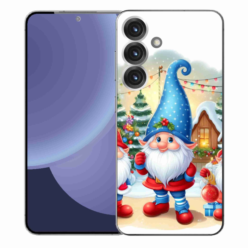 Gelový kryt mmCase na Samsung Galaxy S25+ - vánoční skřítci