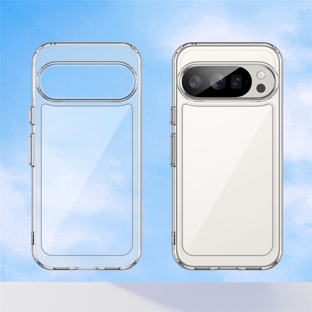 Gelový obal s pevnými zády na Google Pixel 10 Pro/Pixel 10 - průhledný