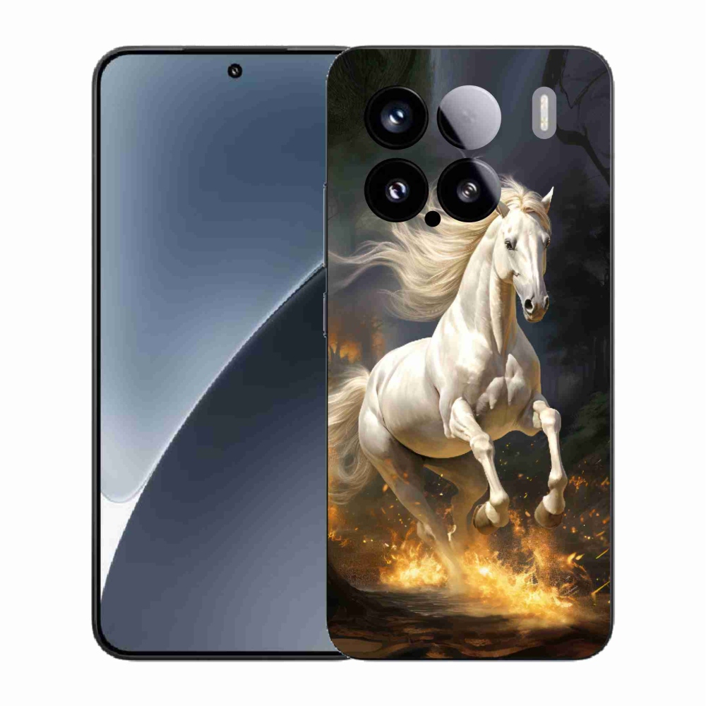 Gelový kryt mmCase na Xiaomi 15 - bílý kůň 2