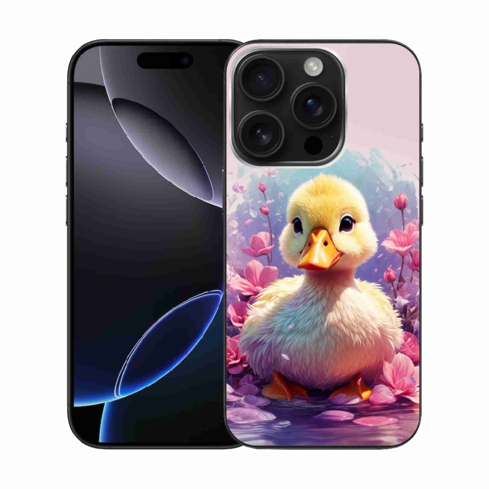 Gelový kryt mmCase na iPhone 16 Pro - kachnička