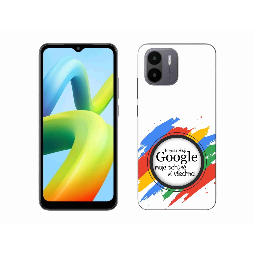 Gelový kryt mmCase na Xiaomi Redmi A1 - tchýně ví všechno bílé pozadí
