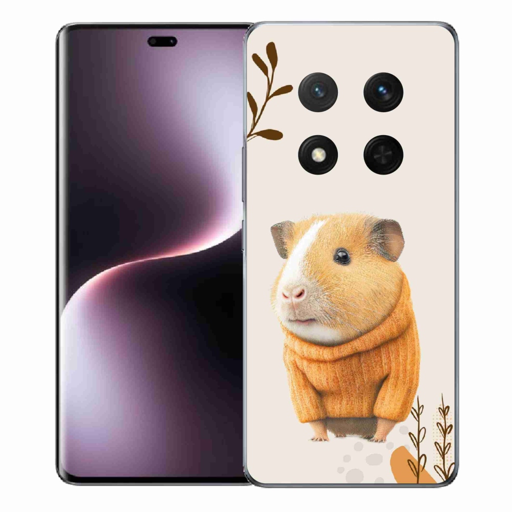Gelový kryt mmCase na Honor Magic 7 Lite 5G - morče ve svetru