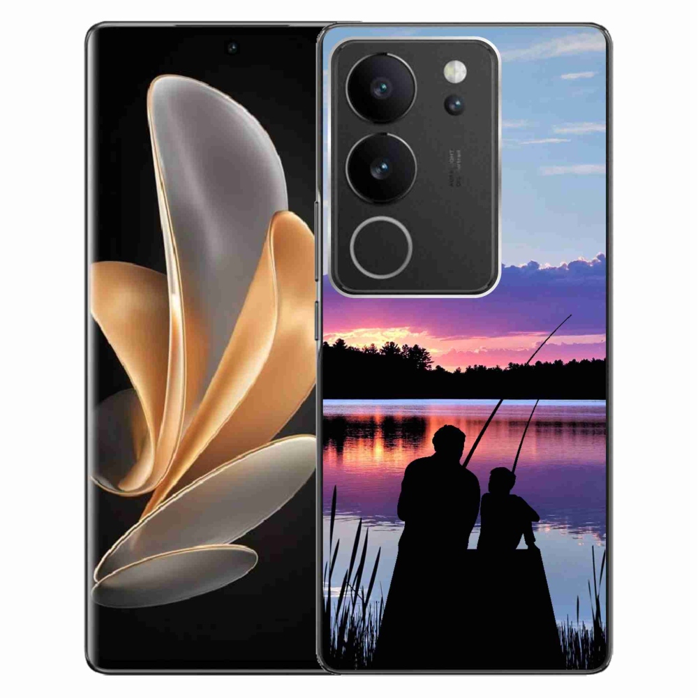 Gelový kryt mmCase na Vivo V29 5G - rybaření 2