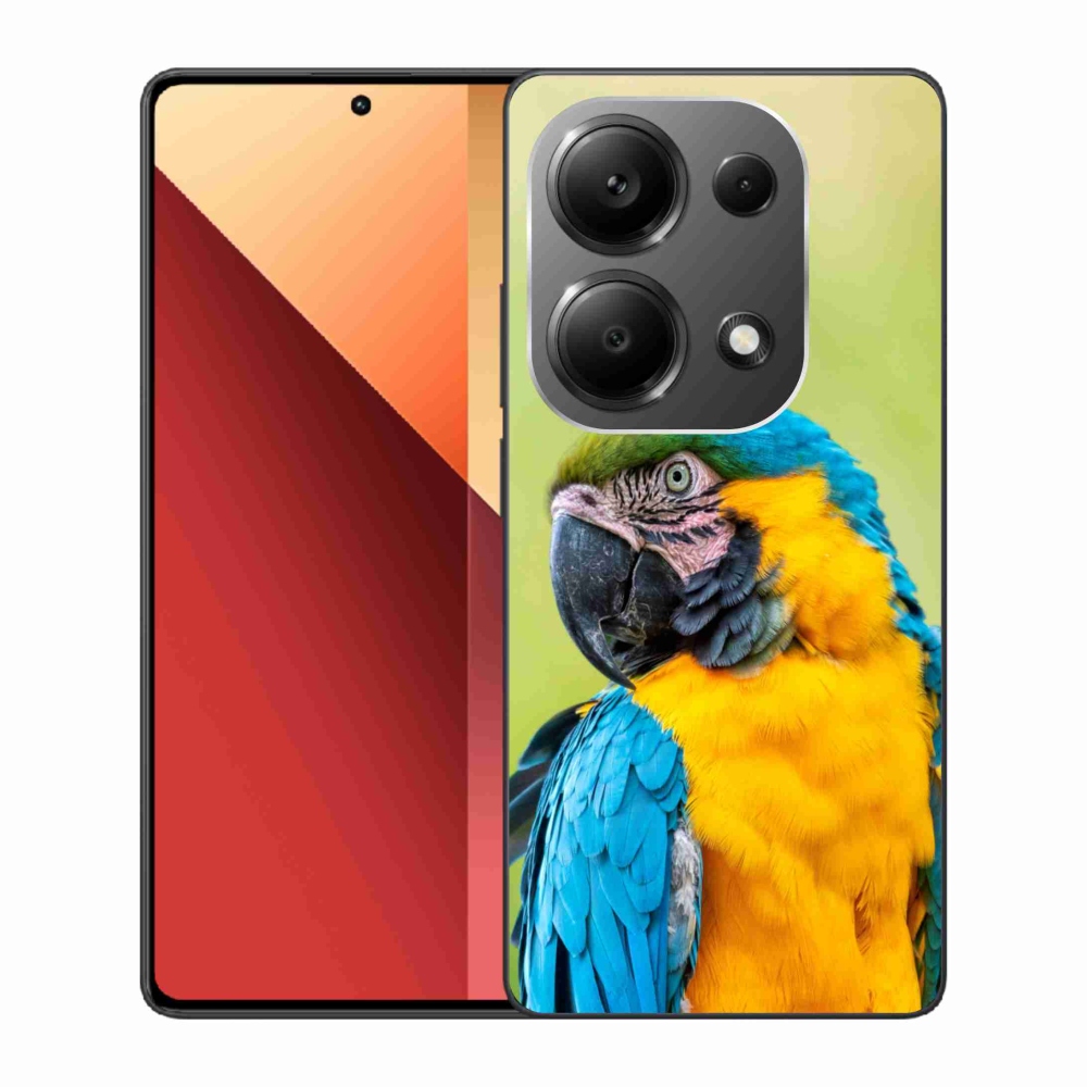 Gelový obal mmCase na Xiaomi Redmi Note 13 Pro 4G/Poco M6 Pro - papoušek ara 2