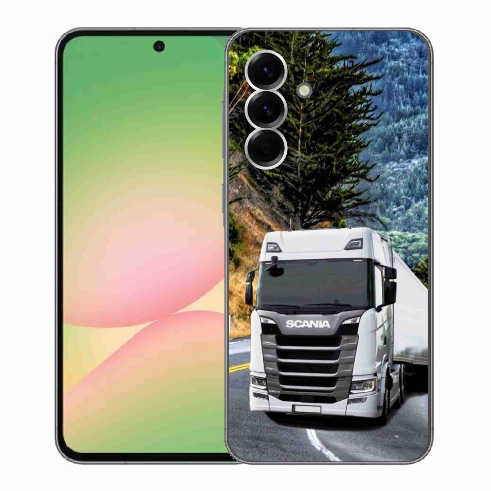 Gelový kryt mmCase na Samsung Galaxy A56 5G - kamion 1