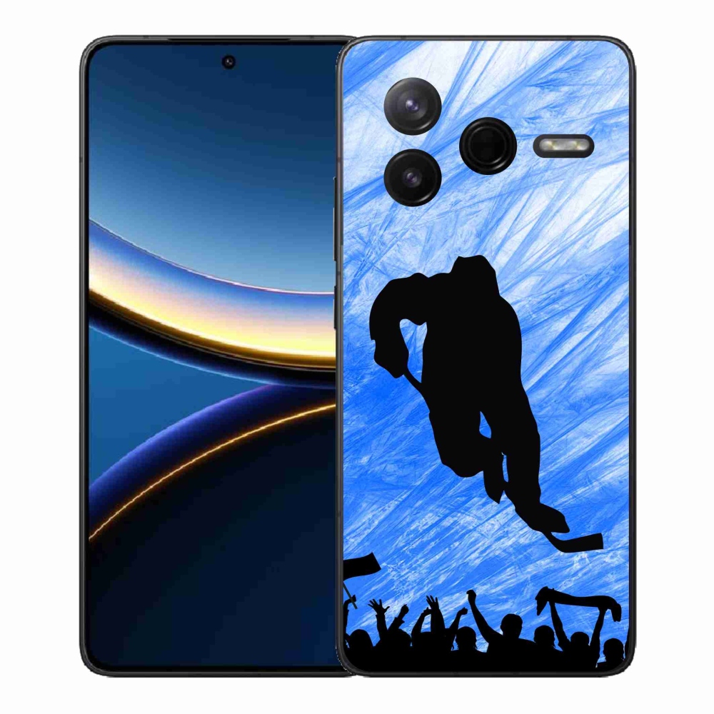 Gelový kryt mmCase na Xiaomi Poco F7 Pro - hokejový hráč