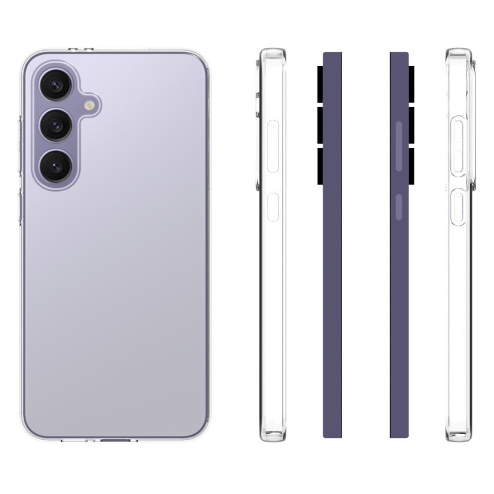 Gelový obal na mobil Samsung Galaxy S24 FE - průhledný