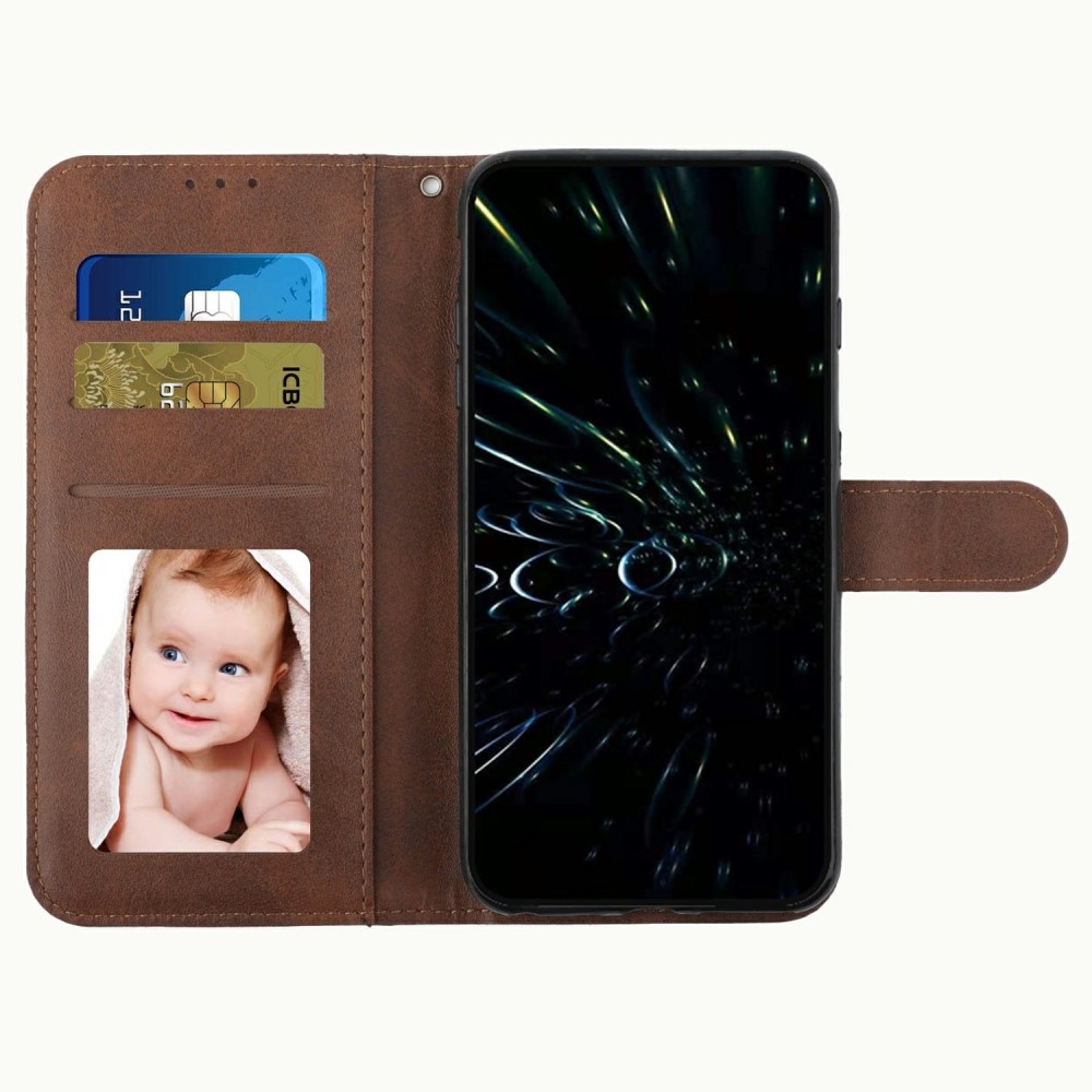 Line knížkové pouzdro na Realme C75 - hnědé