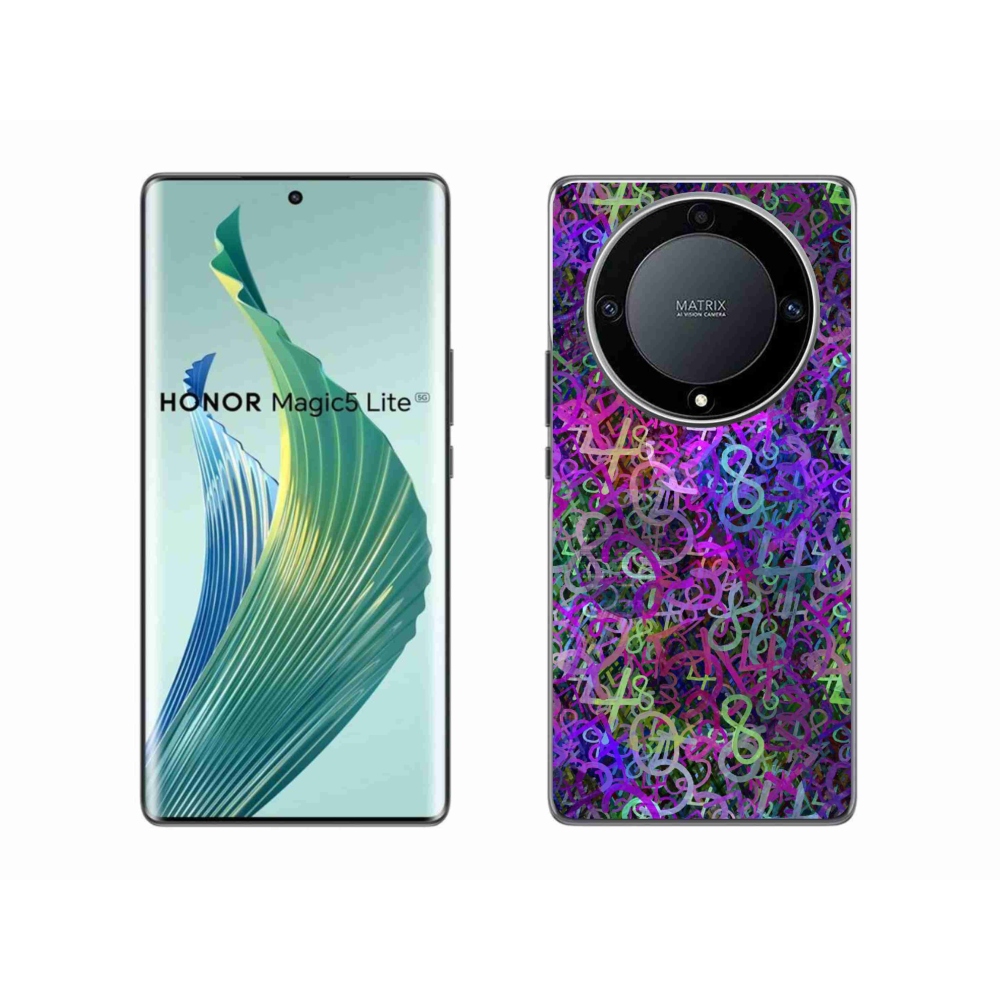 Gelový kryt mmCase na Honor Magic 5 Lite 5G - abstraktní motiv 25