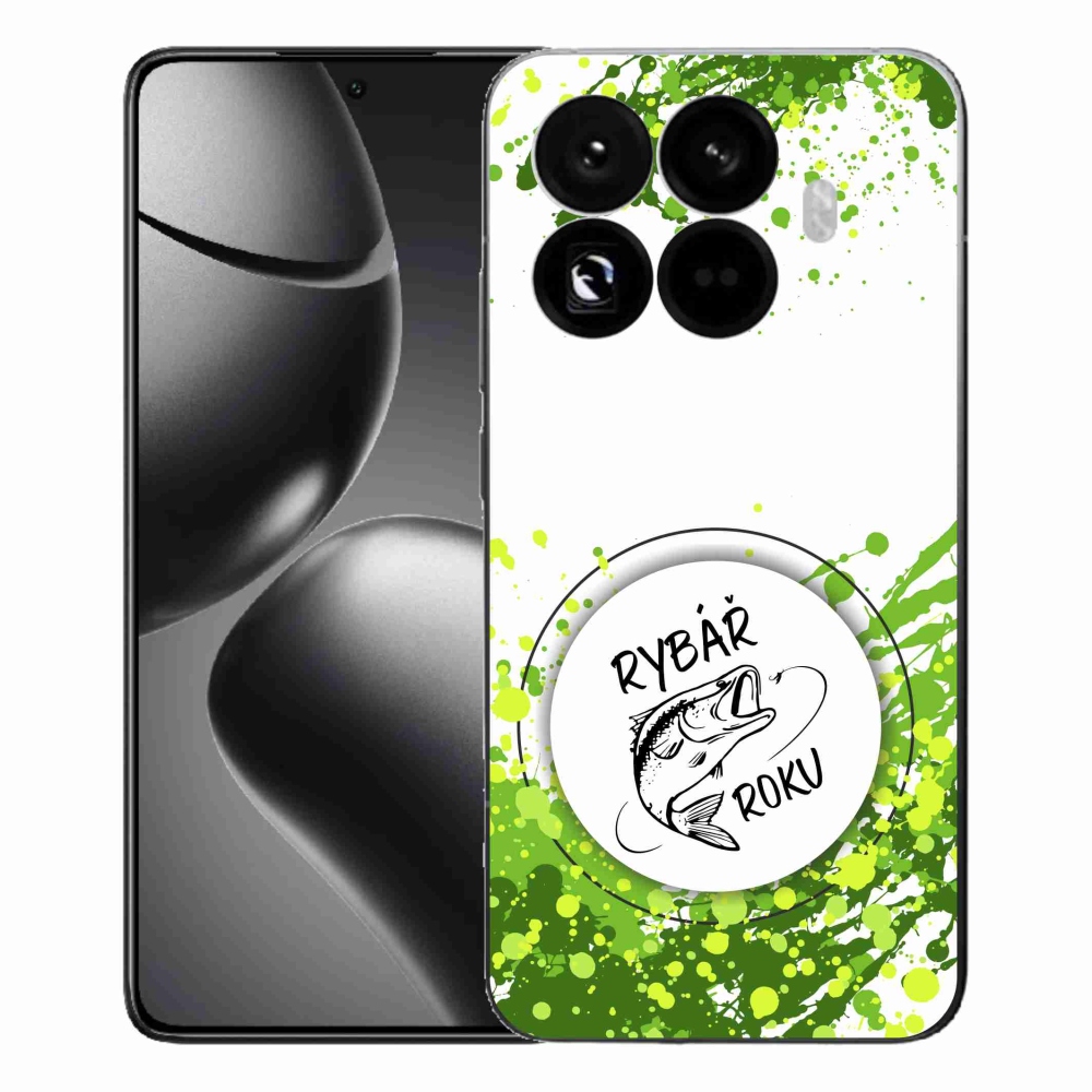 Gelový kryt mmCase na Xiaomi 15T Pro - rybář roku bílé pozadí
