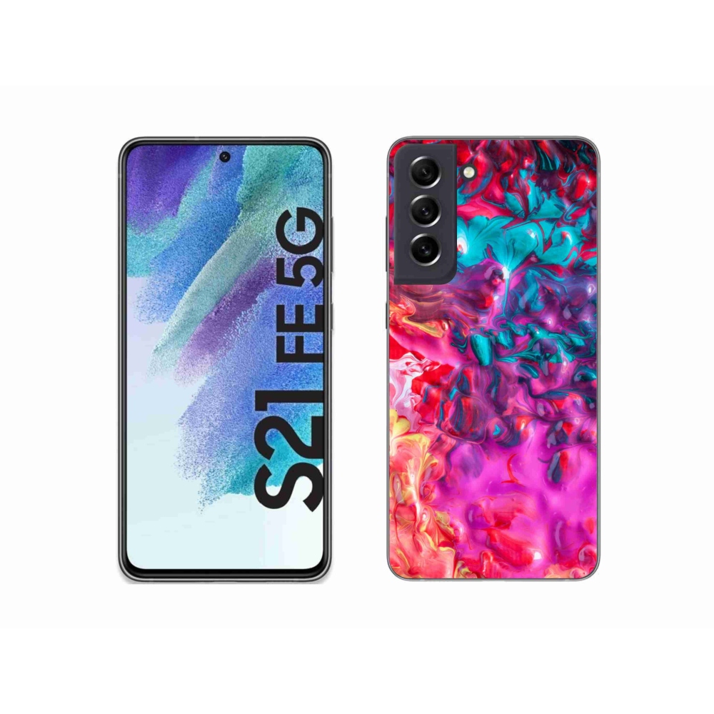 Gelový kryt mmCase na Samsung Galaxy S21 FE 5G - abstrakt 27