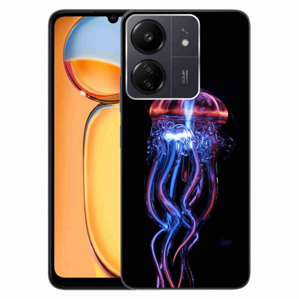 Gelový kryt mmCase na Xiaomi Poco C65/Redmi 13C - medúza