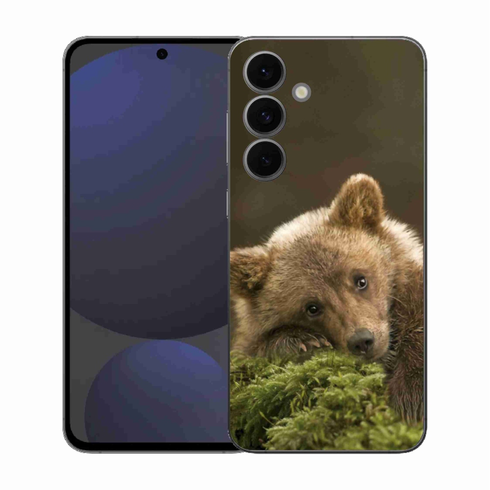 Gelový kryt mmCase na Samsung Galaxy S25 FE - medvěd