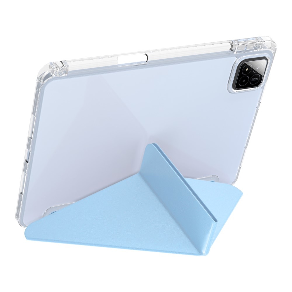 Origami chytré polohovací pouzdro na tablet Xiaomi Pad 7/7 Pro - světlemodré