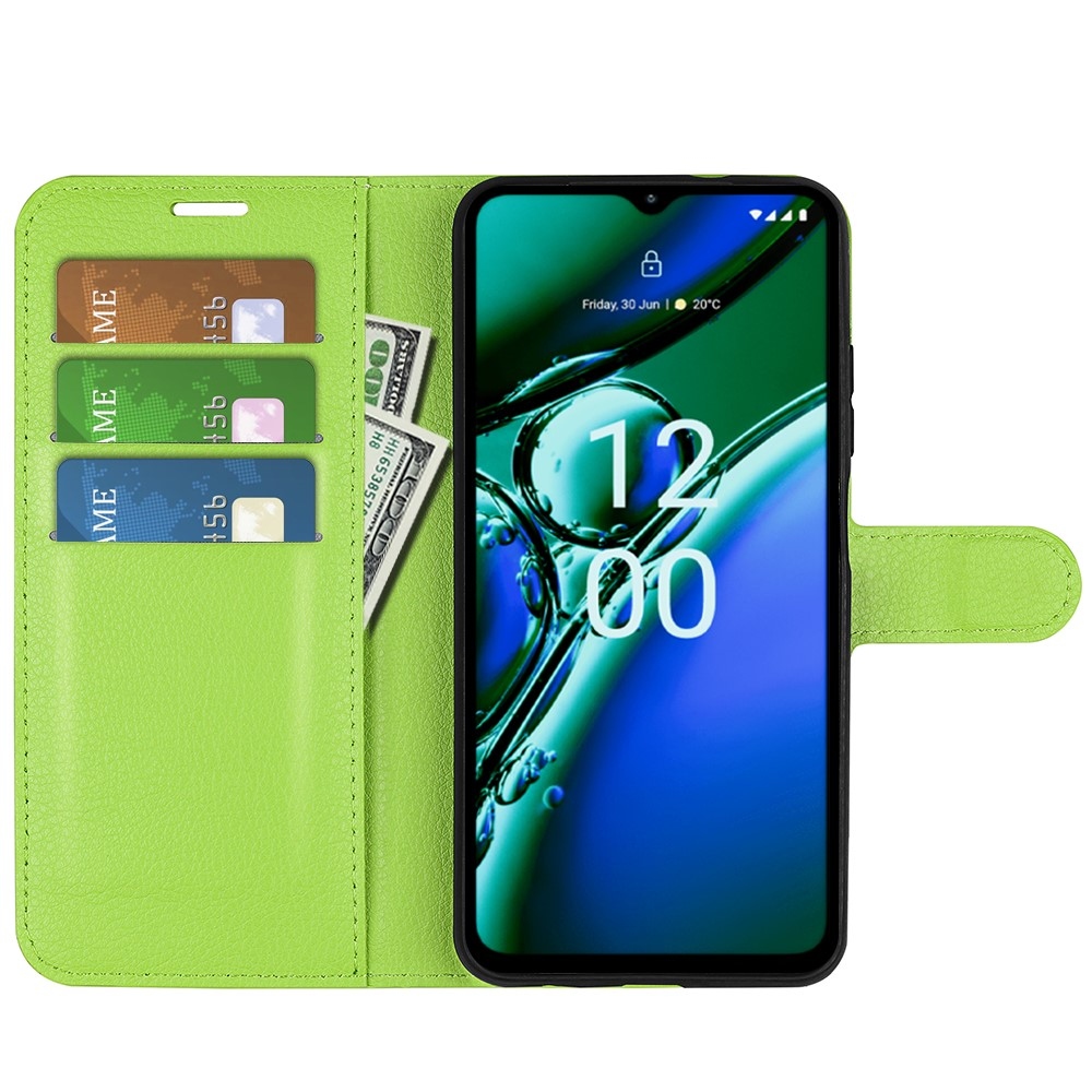 Litchi knížkové pouzdro na Nokia G42 - zelené