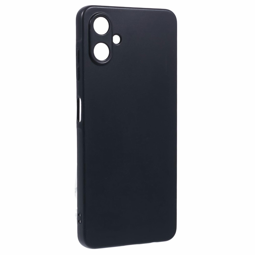 Matný gelový obal na Samsung Galaxy A06 4G - černý