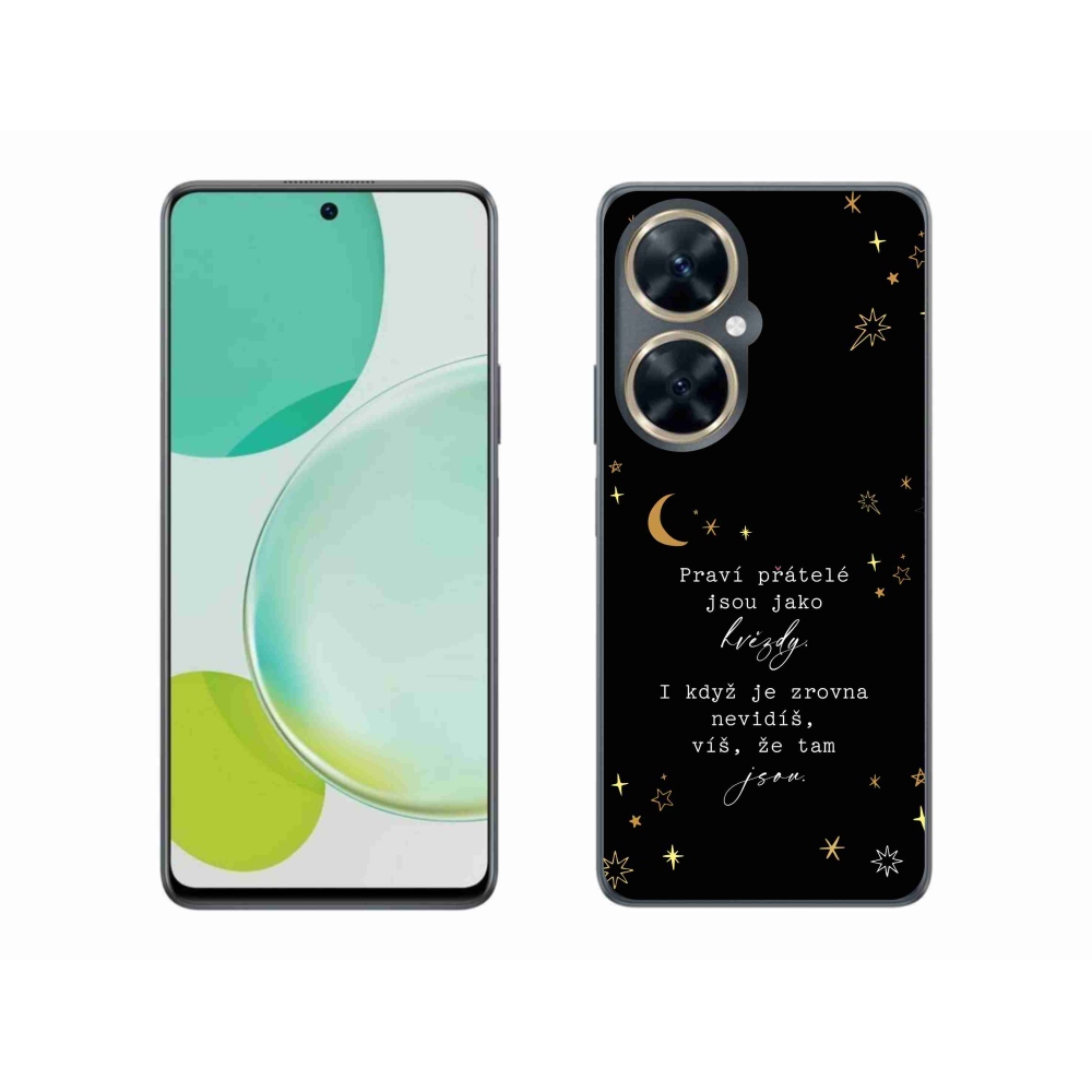 Gelový kryt mmCase na Huawei Nova 11i - citát 6 černé pozadí