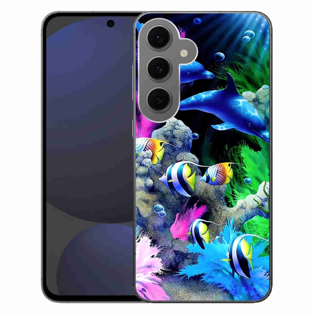 Gelový obal mmCase na Samsung Galaxy S24 FE - mořský svět
