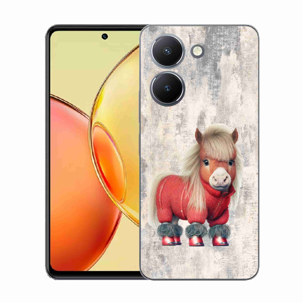 Gelový kryt mmCase na Vivo Y36 - poník ve svetru