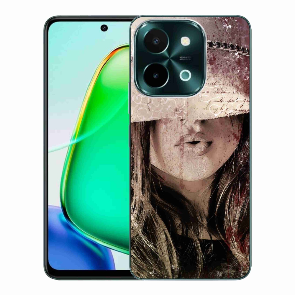 Gelový kryt mmCase na Vivo Y28 - dívka