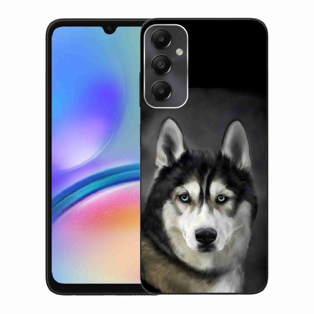 Gelový obal mmCase na Samsung Galaxy A05s - husky