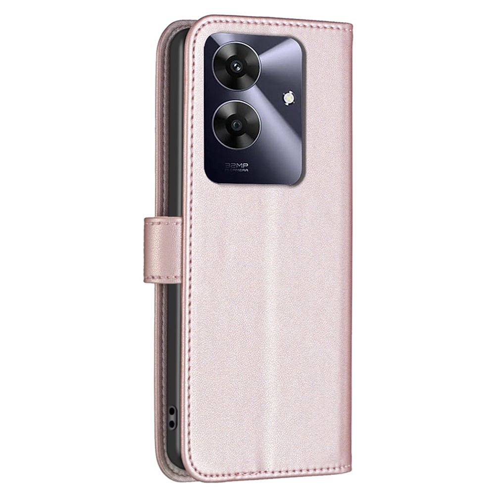 BNF knížkové pouzdro na Realme Note 60 - růžovozlaté