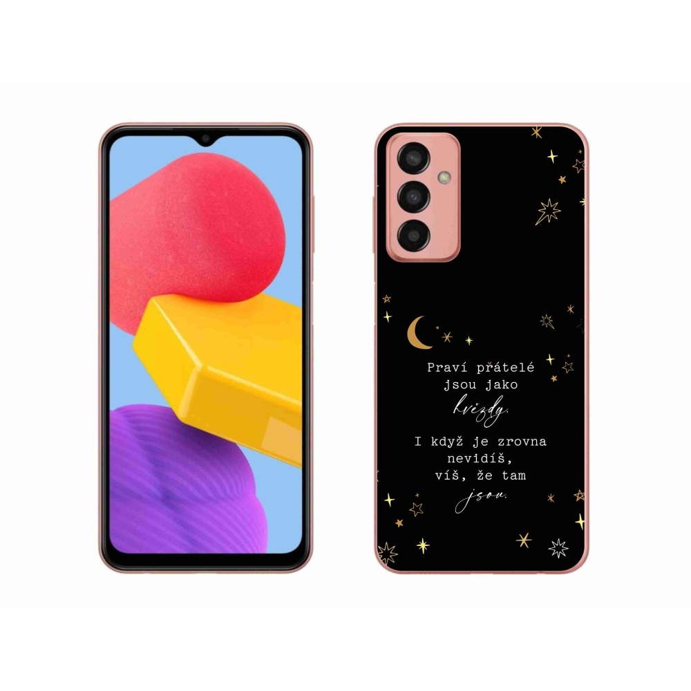 Gelový kryt mmCase na Samsung Galaxy M13 - citát 6 černé pozadí