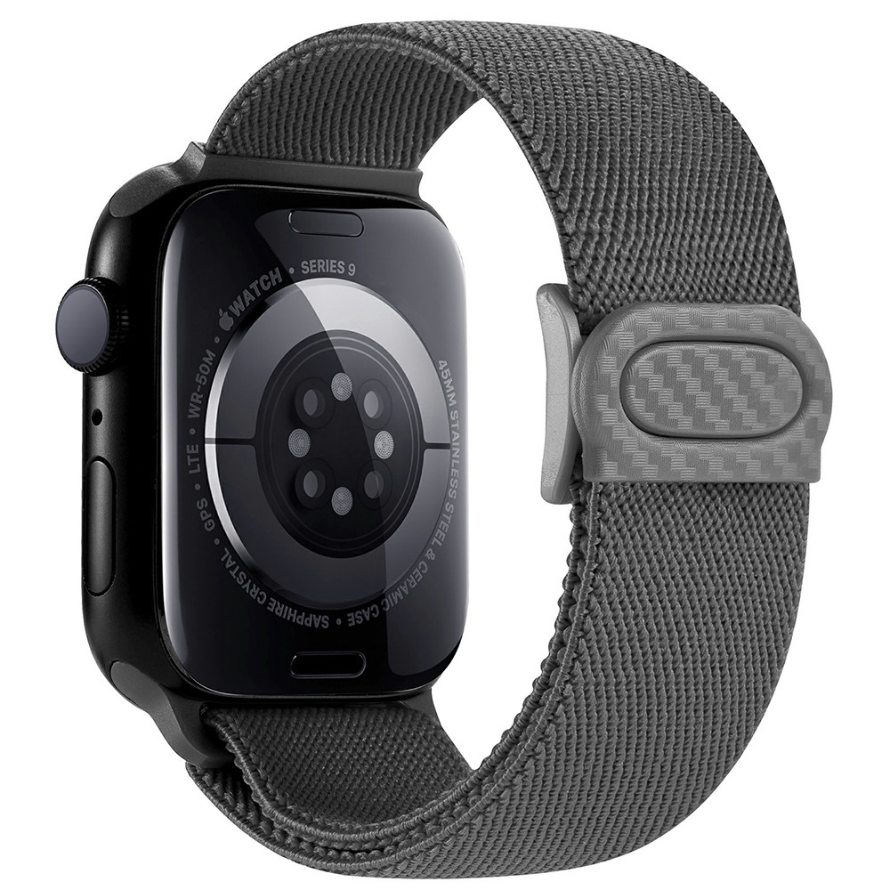 Gradient nylonový řemínek na Apple Watch Ultra/Ultra 2 49mm/SE/SE 2022/2023 44mm/9/8/7 45mm/6/5/4 44mm/3/2/1 42 mm - šedý