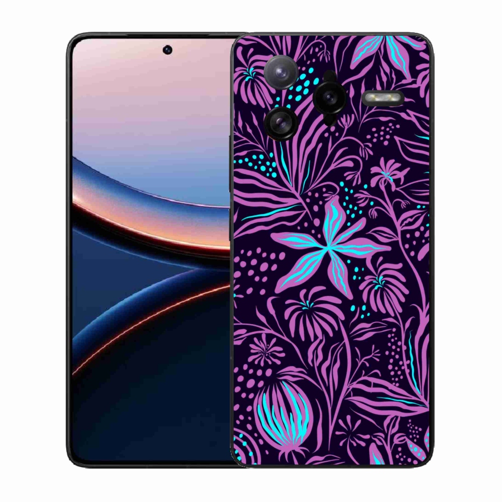 Gelový kryt mmCase na Xiaomi Poco F7 Ultra - květiny 2