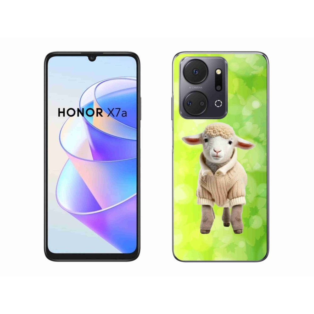 Gelový kryt mmCase na Honor X7a - jehně ve svetru