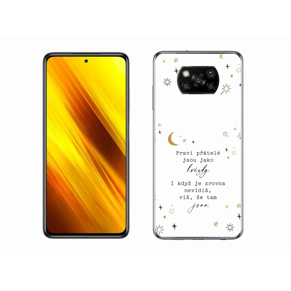 Gelový kryt mmCase na Xiaomi Poco X3 Pro - citát 6 bílé pozadí