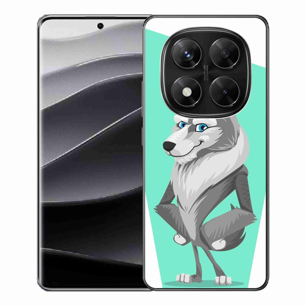 Gelový kryt mmCase na Xiaomi Redmi Note 14 Pro 5G/Poco X7 5G - kreslený vlk
