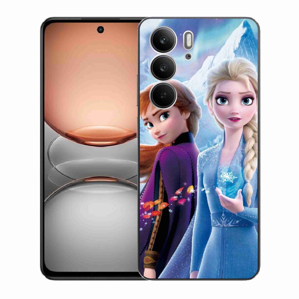 Gelový kryt mmCase na Realme C75 - ledové království 3