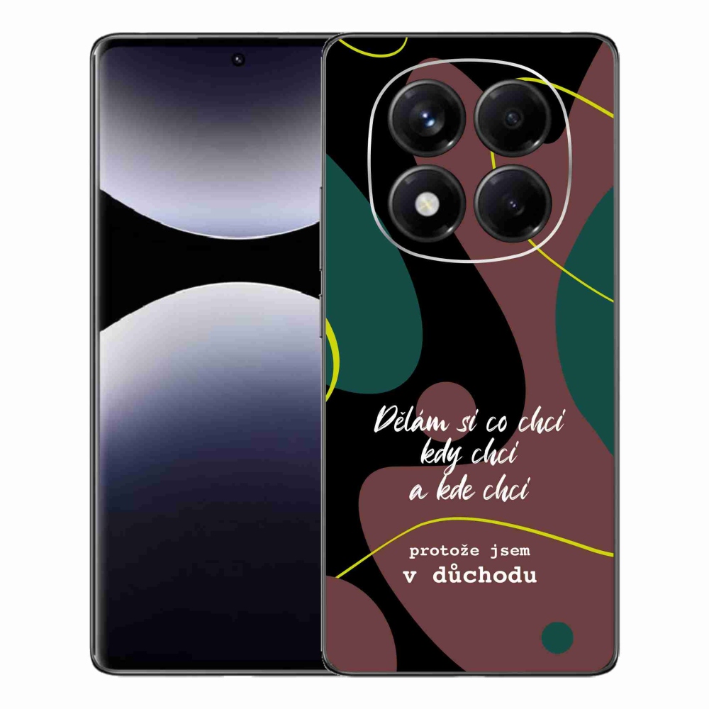 Gelový kryt mmCase na Xiaomi Redmi Note 14 Pro - vtipný text 10 černé pozadí