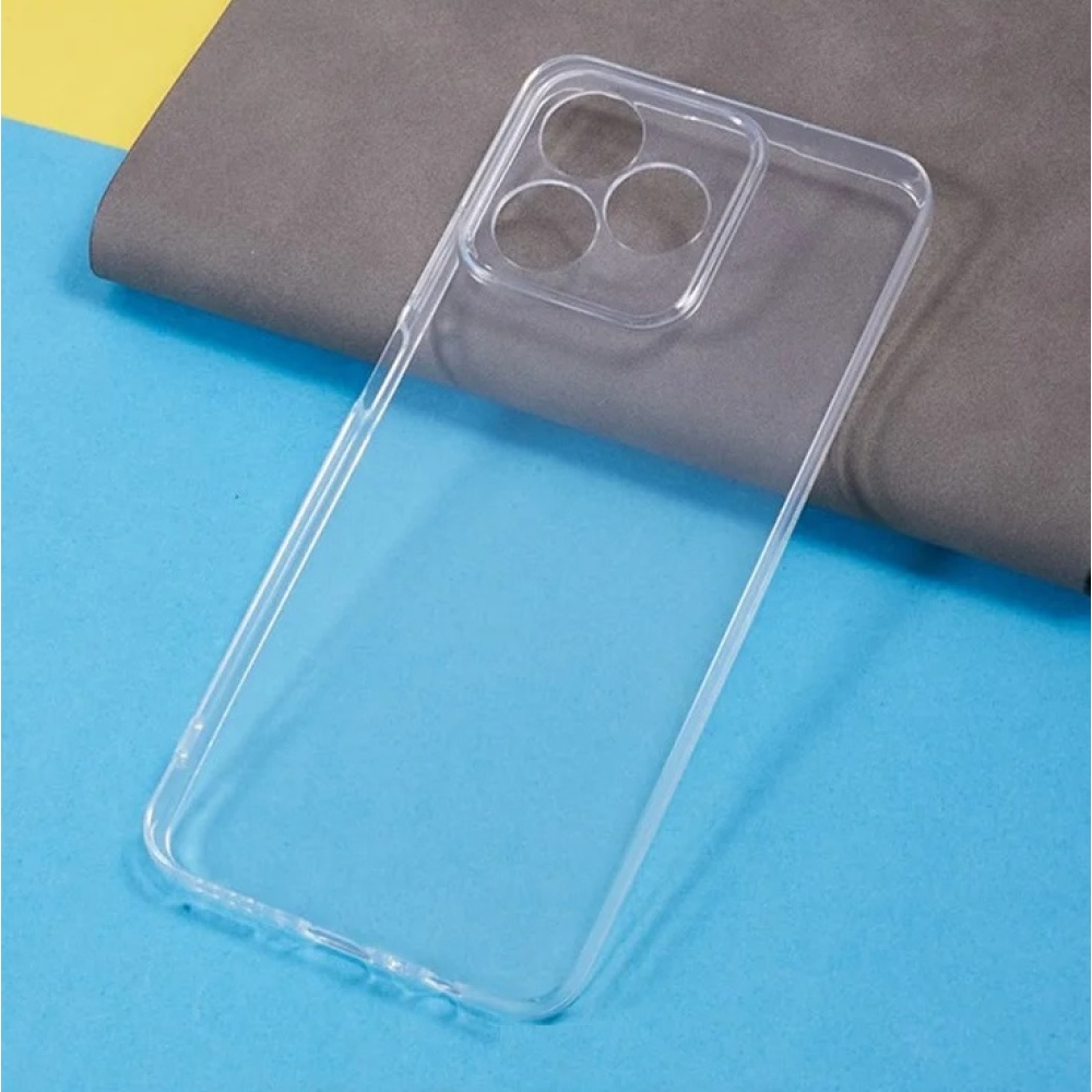 Průhledný gelový obal na Realme Note 50 - průhledný