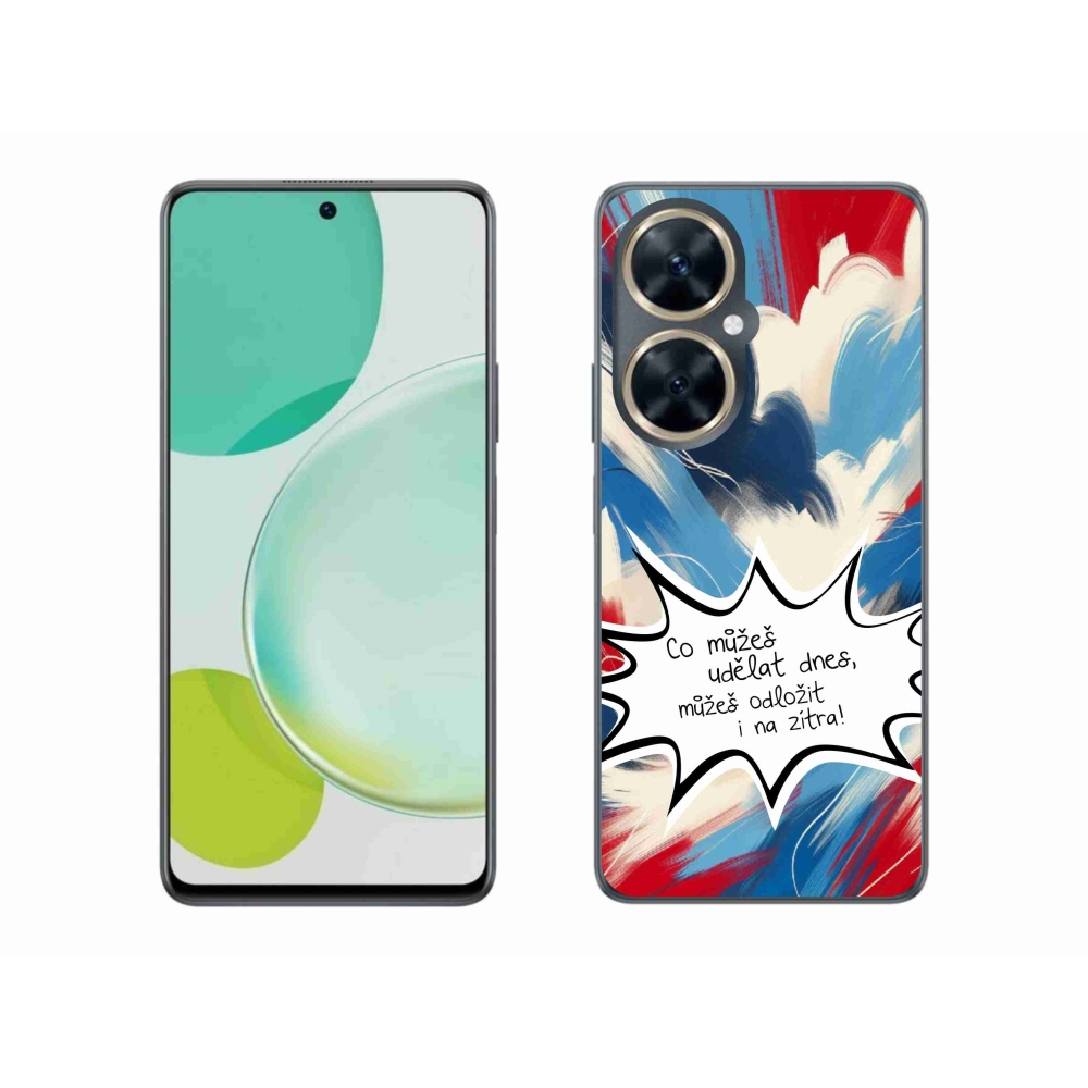 Gelový kryt mmCase na Huawei Nova 11i - vtipný text 9 bílé pozadí