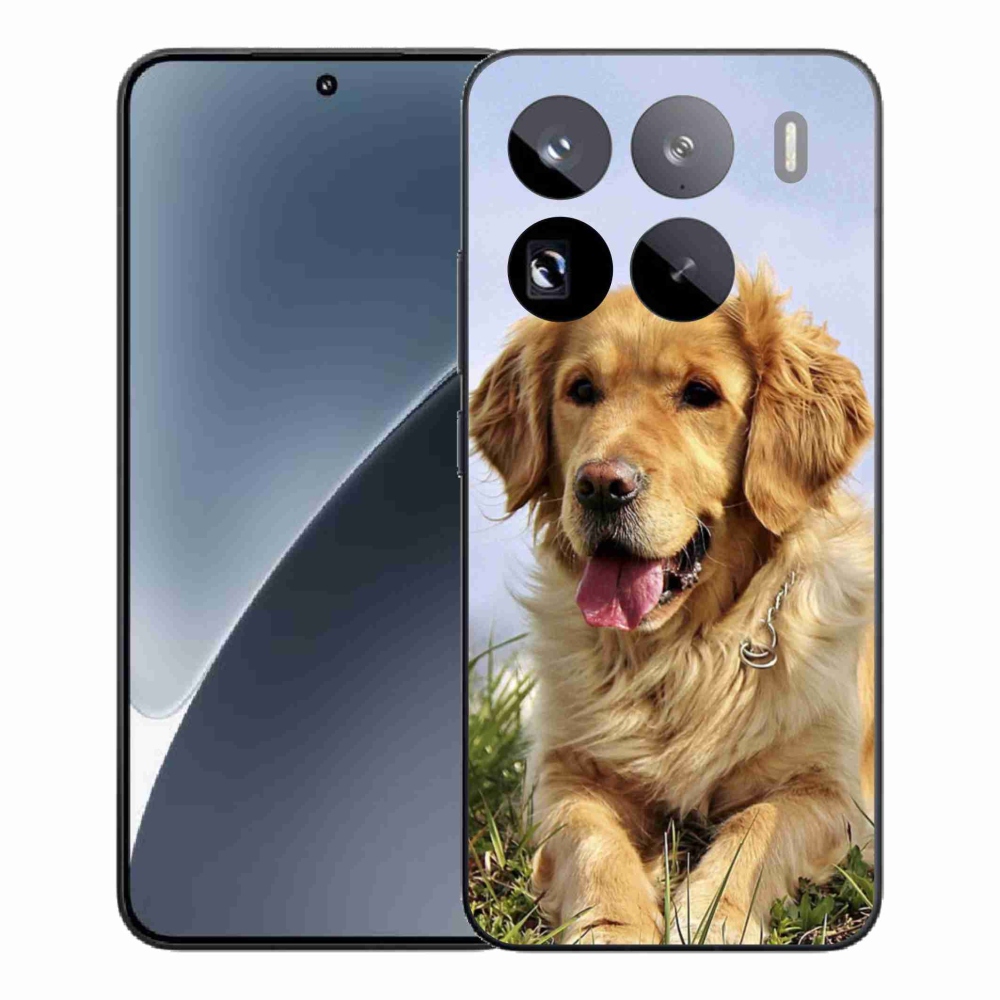 Gelový kryt mmCase na Xiaomi 15 Pro - zlatý retrívr