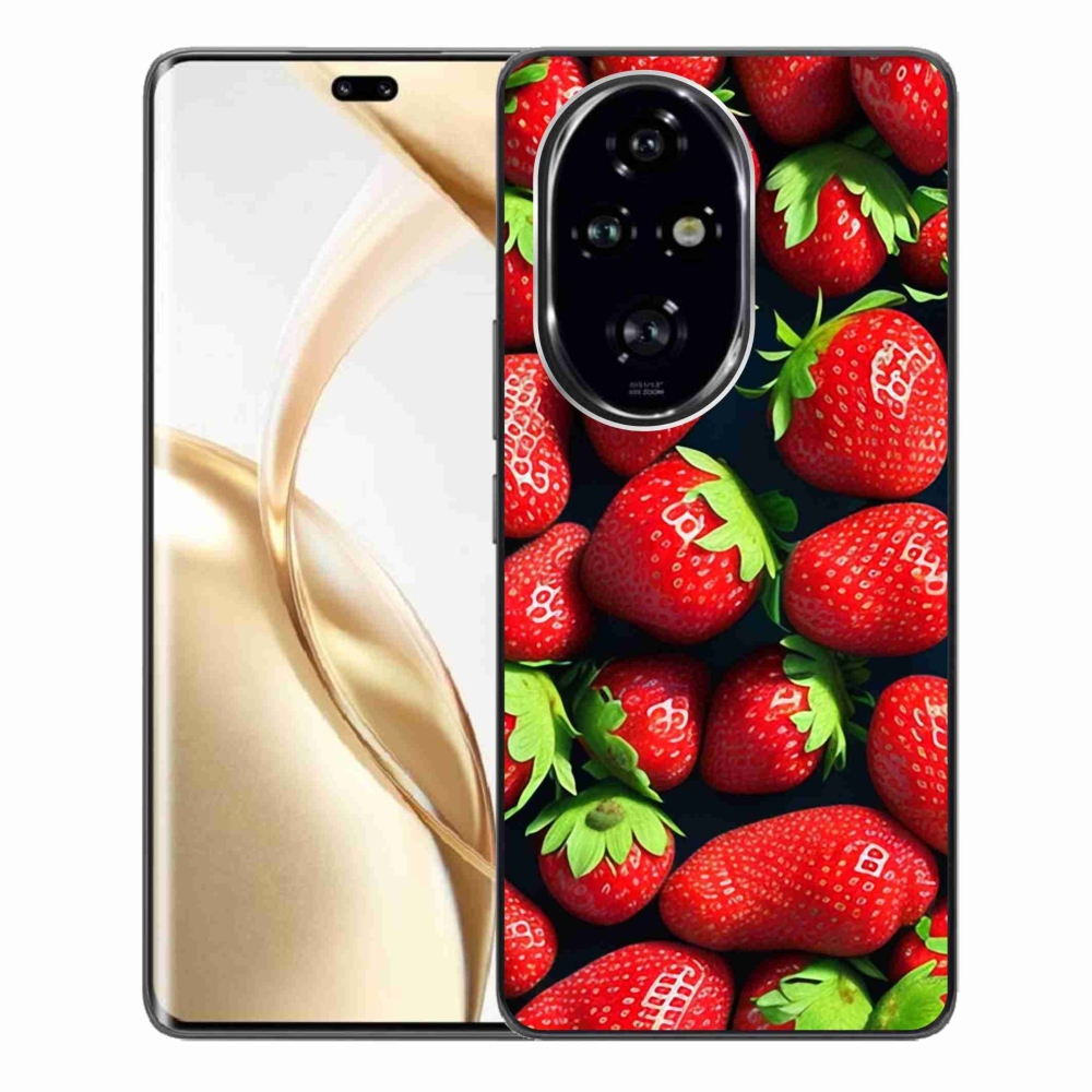 Gelový kryt mmCase na Honor 200 Pro 5G - jahody