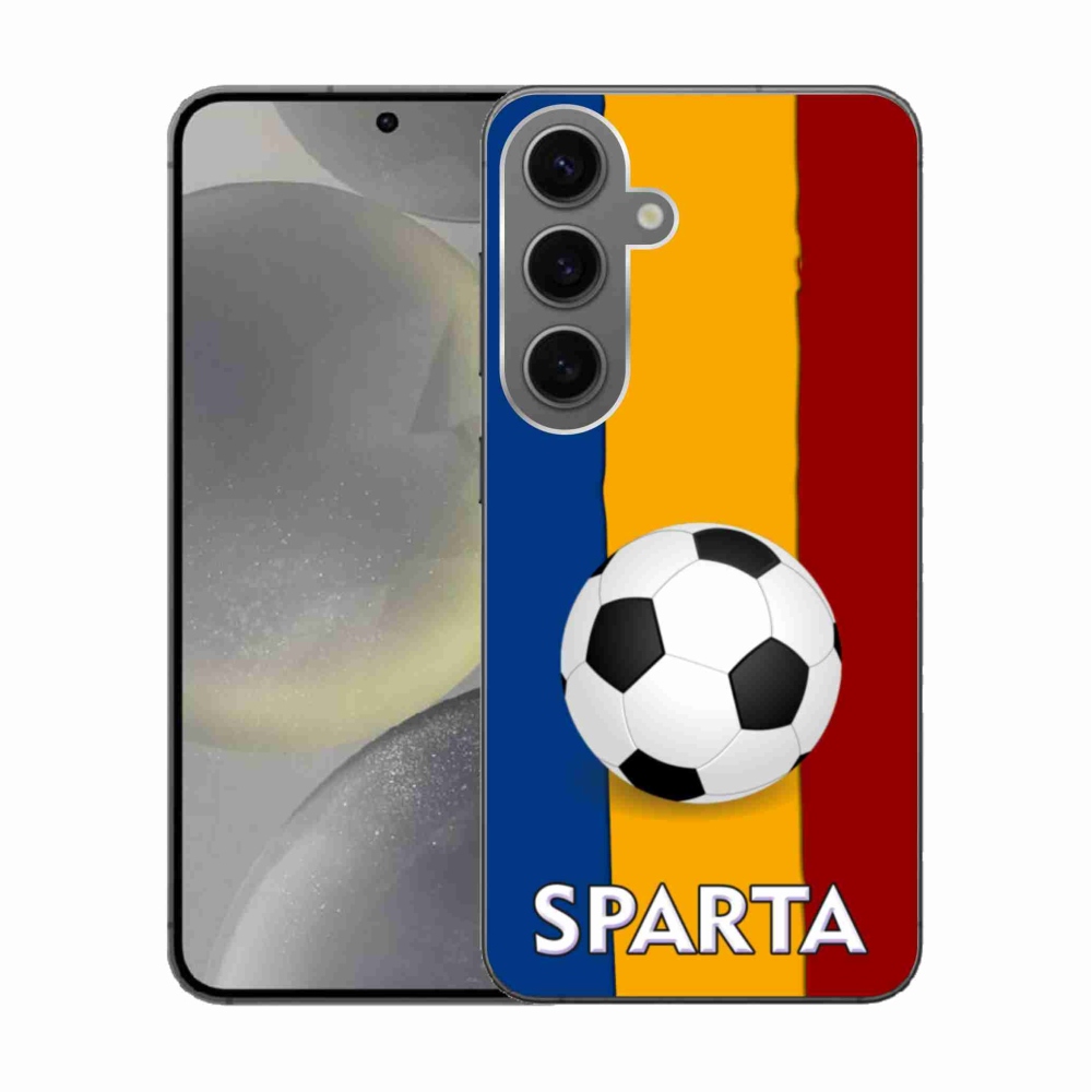 Gelový kryt mmCase na Samsung Galaxy S24 - fotbal 1