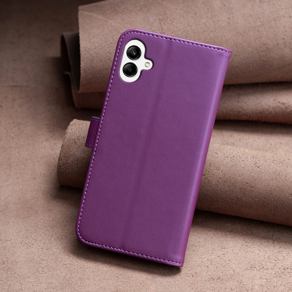 BNF knížkové pouzdro na Samsung Galaxy A06 4G - tmavěfialové