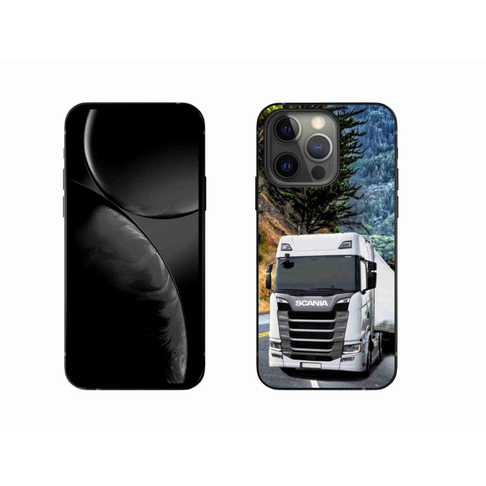 Gelový kryt mmCase na iPhone 13 Pro - kamion 1
