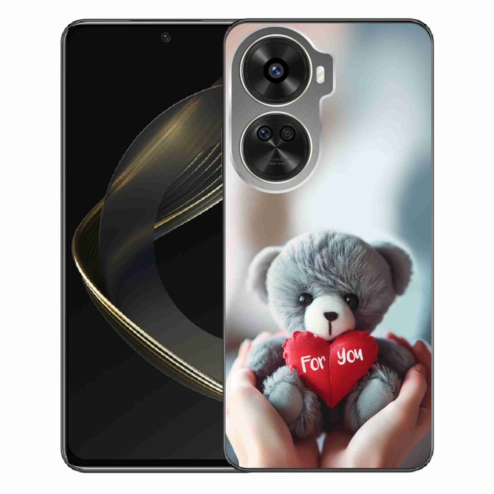 Gelový kryt mmCase na Huawei Nova 12 SE - medvídek pro zamilované