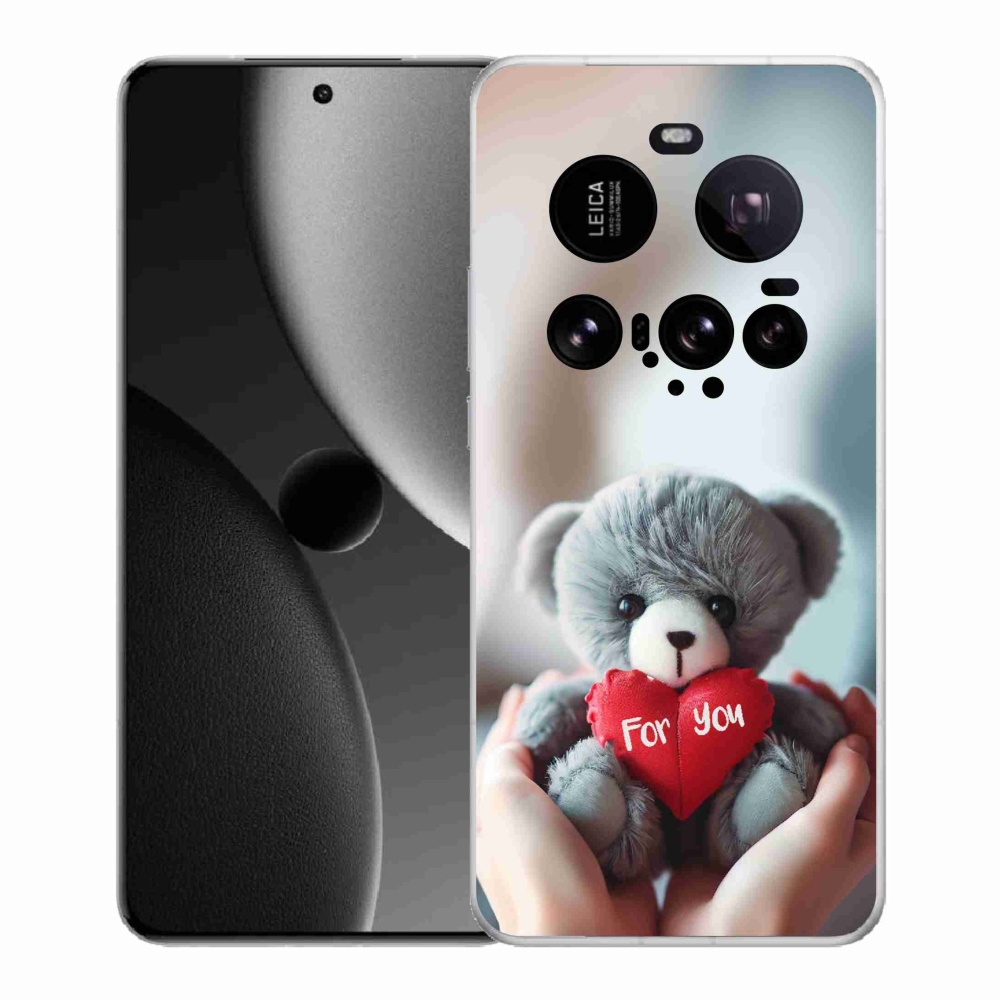 Gelový kryt mmCase na Xiaomi 15 Ultra - medvídek pro zamilované