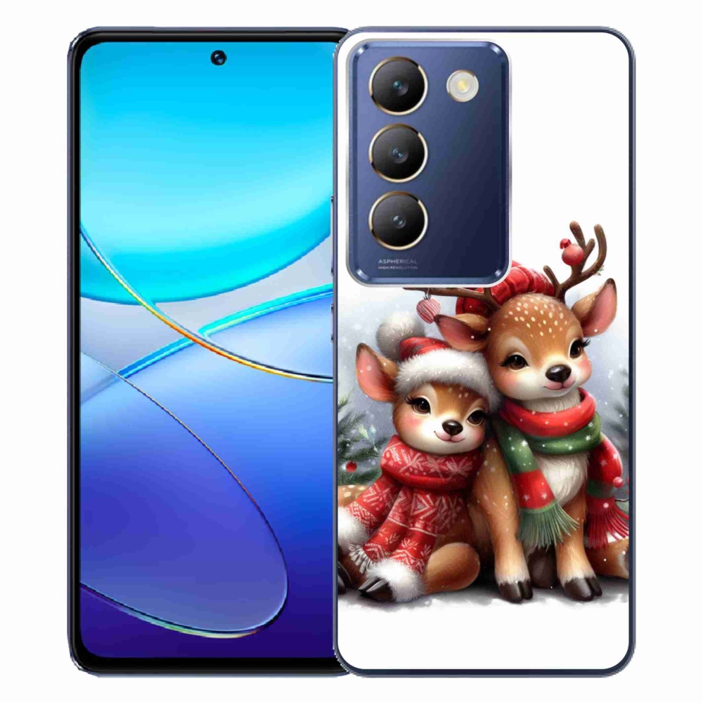 Gelový kryt mmCase na Vivo V40 SE 4G/5G - vánoční sobi