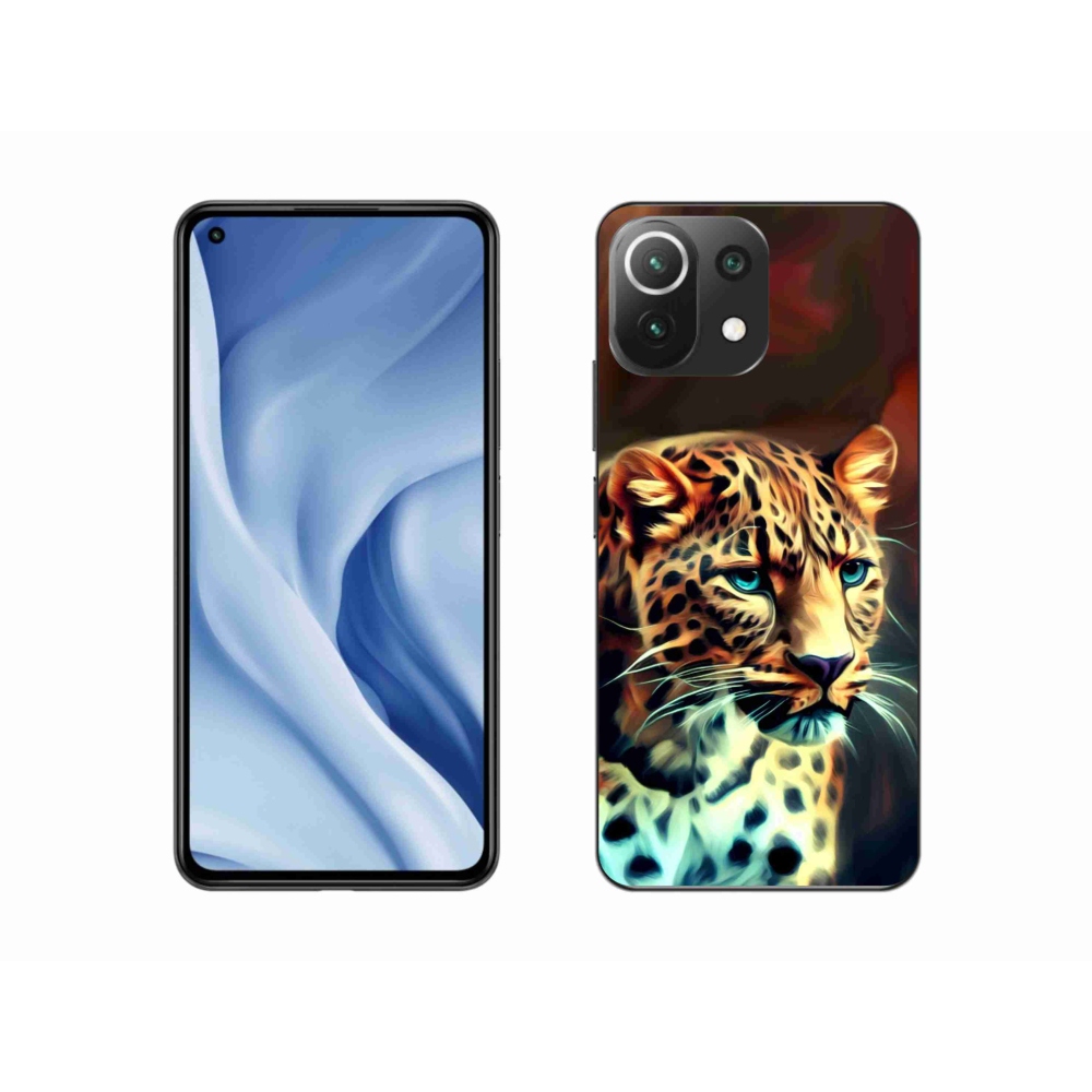 Gelový kryt mmCase na Xiaomi Mi 11 Lite 4G/5G - leopard